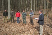 Beratung im Wald