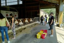 Lehranwärter erleben einen Tag im Programm Erlebnis Bauernhof 